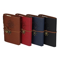 Ring binder leather notebook